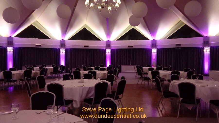 perthshire uplighter and mood lighting hire